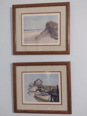 Pair of Low Country Design Framed Prints