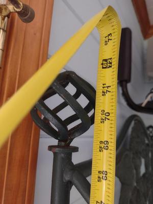 Metal Baker's Rack with Glass Shelves- Approx 40" x 16" x 72" Tall