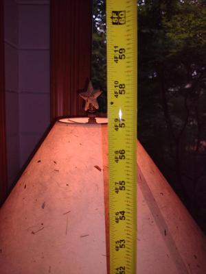 Metal Post Floor Lamp with Shade