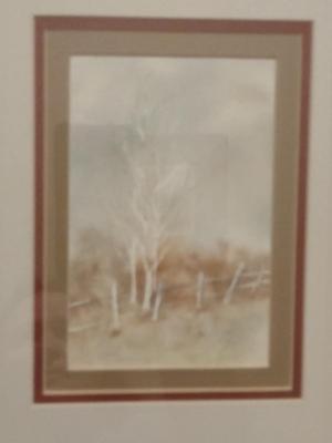 Art by Donna Zeller- Framed and Matted Under Glass