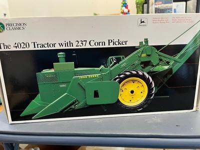 John Deere Die Cast 1958 730 With Blade Metal Replica Scale 1/16