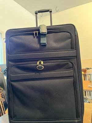 Atlantic Forest Green Suitcase with 2 Back Wheels and Handle