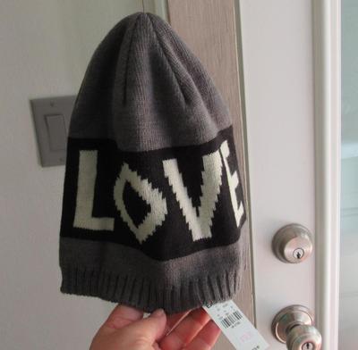 Women's Winter Hat, Love, Never Used