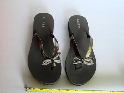 Women's Decorated Flip Flops, Guess