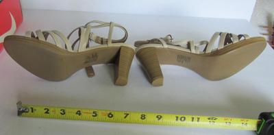 Women's Open Toed High Heeled Sandles, Ankle Straps, Mudd