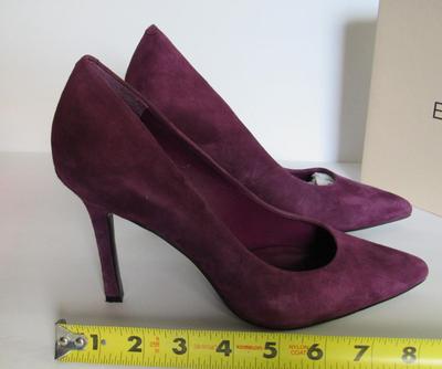 Women's Plum Suede Stilettos, BCBG, Nice!