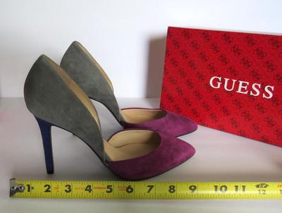 Super Nice Women's Suede Stelittos, Guess, 3 Color, Pretty