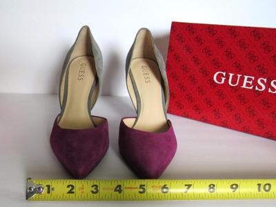 Super Nice Women's Suede Stelittos, Guess, 3 Color, Pretty