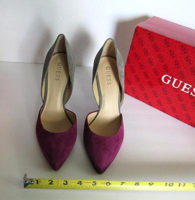 Super Nice Women's Suede Stelittos, Guess, 3 Color, Pretty