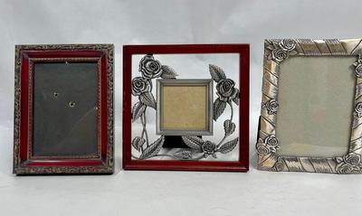 3 Decorative Picture Frame LOT - (3) FRAMES