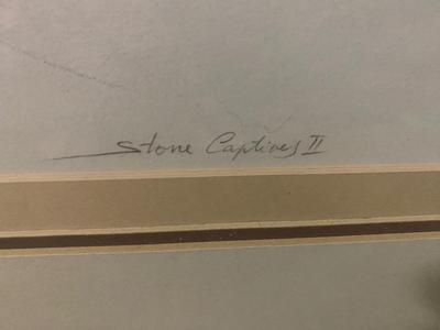 Signed And Numbered Original Artwork by María Teresa Toral “Stone Captivity II” 39 of 95
