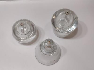 Three Glass Oil Candles/Lamps