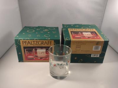 Pfaltzgraff Winterberry Double Old Fashion (13 1/2 oz) Glasses- Set of Eight