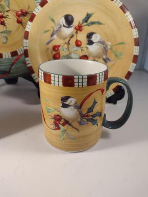 Lenox Winter Greetings Dinnerware- Approx 32 Pieces- Four Designs
