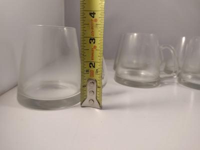 Set of Eight Vintage Open Handled Irish Coffee Glasses