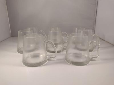 Set of Eight Vintage Open Handled Irish Coffee Glasses