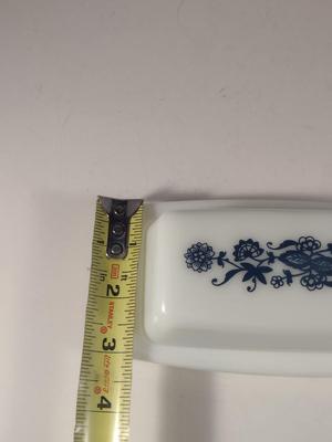 Vintage Pyrex Butter Dish- Old Town Blue Onion Pattern