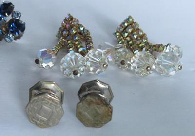 Rhinestone Lot With Cufflinks