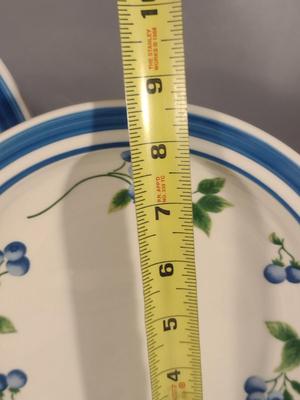 L.L. Bean Dinnerware- Blueberry Pattern- Approx 31 Pieces