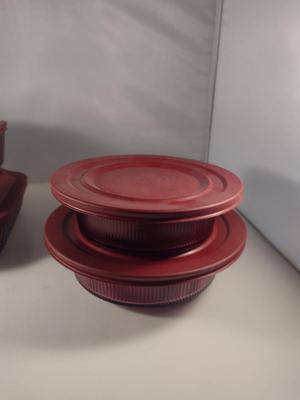 Pyrex and Corningware Visions Cranberry Glass Bakeware