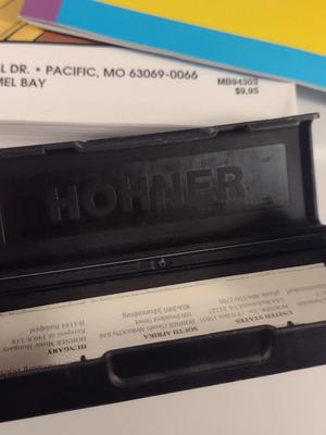 L.L. Bean Hohner Harmonica with Case and Song Books