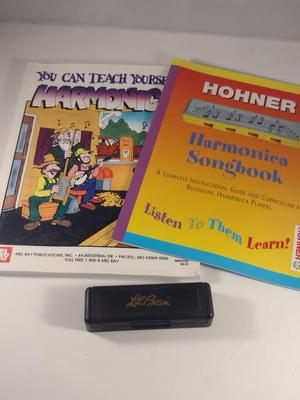 L.L. Bean Hohner Harmonica with Case and Song Books