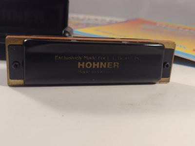 L.L. Bean Hohner Harmonica with Case and Song Books
