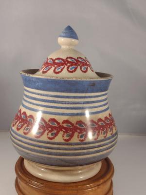 18th Century Creamware Sugar Bowl