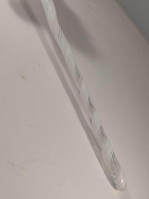 Long Stem Art Glass Flower/Bud Vase- Approx 13 1/2" Long