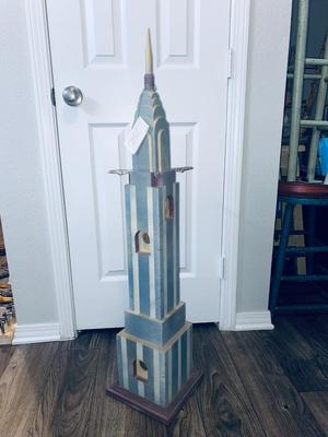 Super Cool Sears Tower Bird House standing 43” Tall