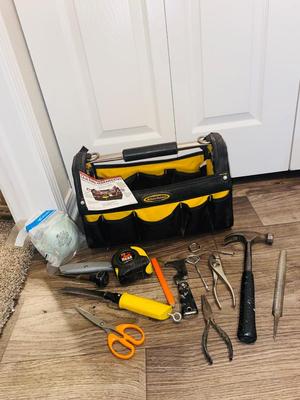 McGuire-Nicholas Traveling Tool Bag with Starter Tools