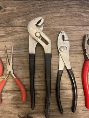 An Assortment of Plier Type Tools