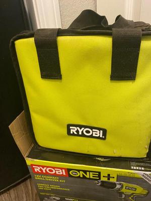 Very Nice RYOBI 18v Cordless Drill w/2 Batteries in Original Box