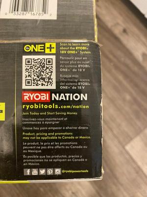 Very Nice RYOBI 18v Cordless Drill w/2 Batteries in Original Box