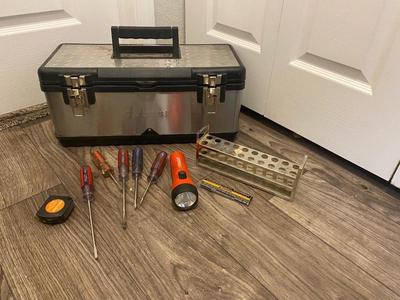 Stainless Steel Tool Chest and Tools
