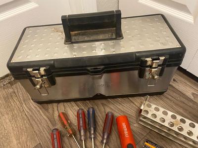 Stainless Steel Tool Chest and Tools
