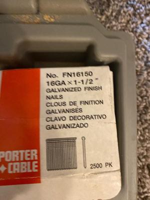 Porter Cable 16G Pneumatic Brad Nailer