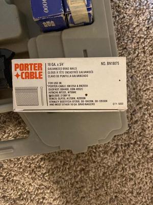 Porter Cable 18G Pneumatic Brad Nailer