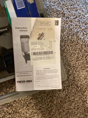 Porter Cable 18G Pneumatic Brad Nailer