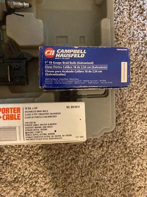 Porter Cable 18G Pneumatic Brad Nailer