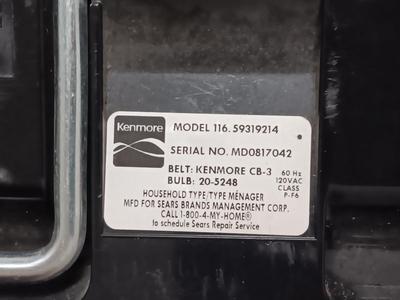 Kenmore Aspiradora Vacuum Cleaner - with accessories and all hand tools