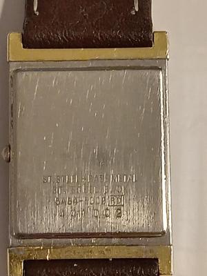 Vintage Lassale Geiko Quartz wristwatch with leather band and paperwork