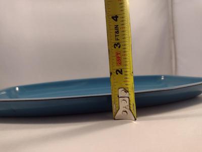 Two Enamelware Plates/Serving Trays- Color Matches Cathrineholm Pieces