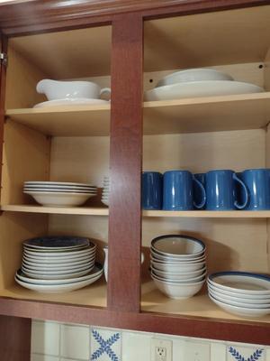 Collection of Kitchen Goods- Dinnerware, Drink Ware, Bake Ware, Cook Ware, Utensils, etc.