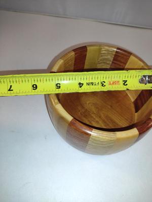 Turned Wood Box with Lid