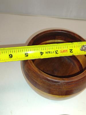Turned Wood Box with Lid- Signed by Artist