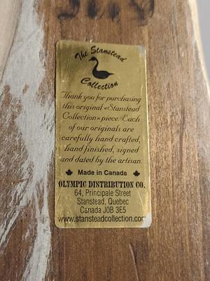 Stanstead Collection Hand Carved Swan Decoy