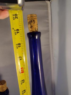Collection of Cobalt Blue Glass Bottles