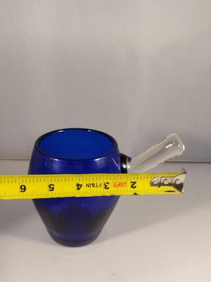 Cobalt Blue Glass Swedish Beer Mug