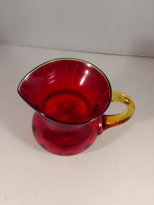 Amberina Art Glass Pitcher- Possibly Blenko